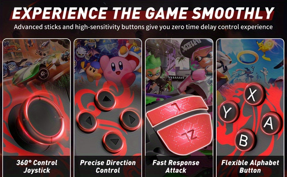 Game Controller For Nintendo Switch, Nintendo Switch Controller Joypads (L/R) Support Turbo Function Compatible With Switch/Lite/OLED