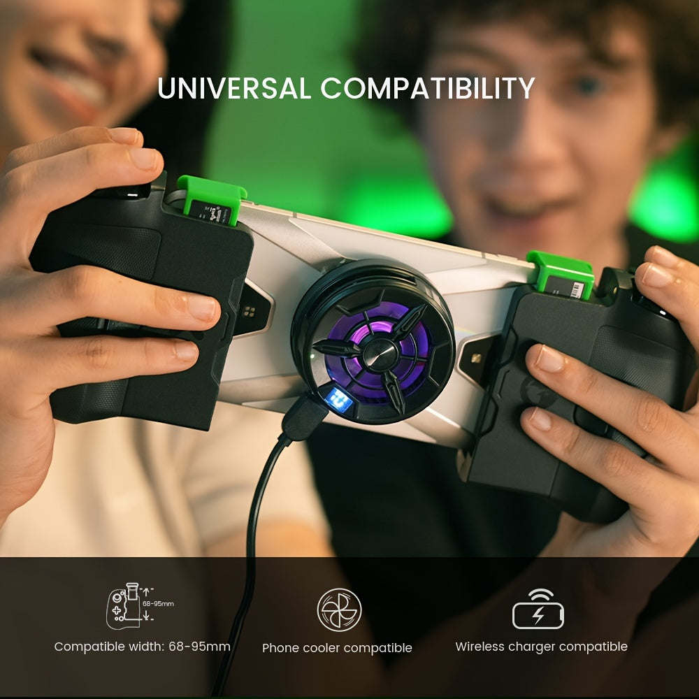 1pc GameSir X4 Aileron Telescopic Wireless Controller, Magnetic Two-Piece Design, Seamless 2.4GHz Connection, Portable Gamepad with Hall Effect Joysticks for Android, Includes One Month Free Game Pass Code