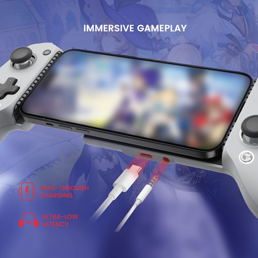 15 Series GameSir G8 Galileo Type-C Mobile Gaming Controller - Advanced Plug and Play Gamepad with Hall Effect Joysticks, Hall Trigger, 3.5mm Audio Jack and USB-C Connectivity for Seamless Android and iPhone Gaming Experience