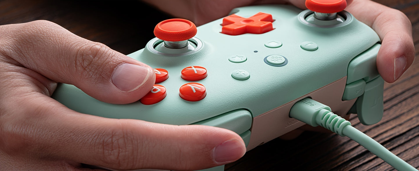 8Bitdo Ultimate 2C Wireless Controller For Windows PC And Android, With 1000Hz Polling Rate, Hall Effect Joysticks And Hall Triggers, And Remappable L4/R4 Bumpers (Mint)