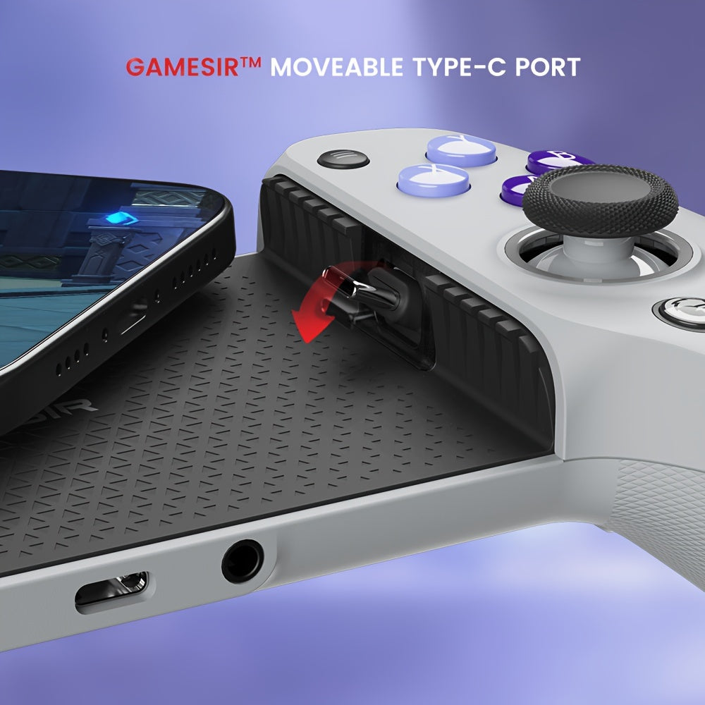 15 Series GameSir G8 Galileo Type-C Mobile Gaming Controller - Advanced Plug and Play Gamepad with Hall Effect Joysticks, Hall Trigger, 3.5mm Audio Jack and USB-C Connectivity for Seamless Android and iPhone Gaming Experience