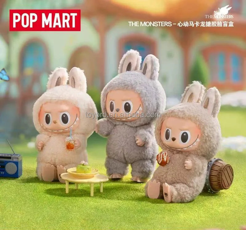 Fast Ship 1:1 Quality Macaron Color US Warehouse Stock Labubu Collectible Mystery Blind Box for Gifting