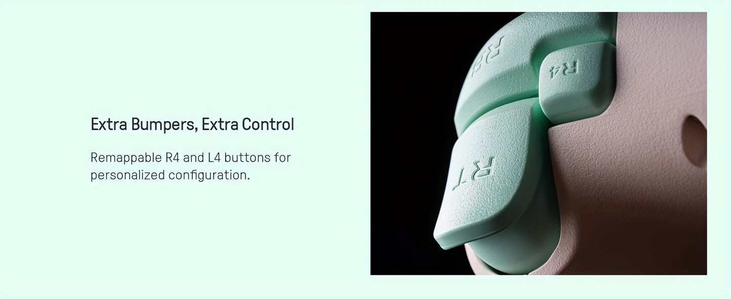 8Bitdo Ultimate 2C Wireless Controller For Windows PC And Android, With 1000Hz Polling Rate, Hall Effect Joysticks And Hall Triggers, And Remappable L4/R4 Bumpers (Mint)