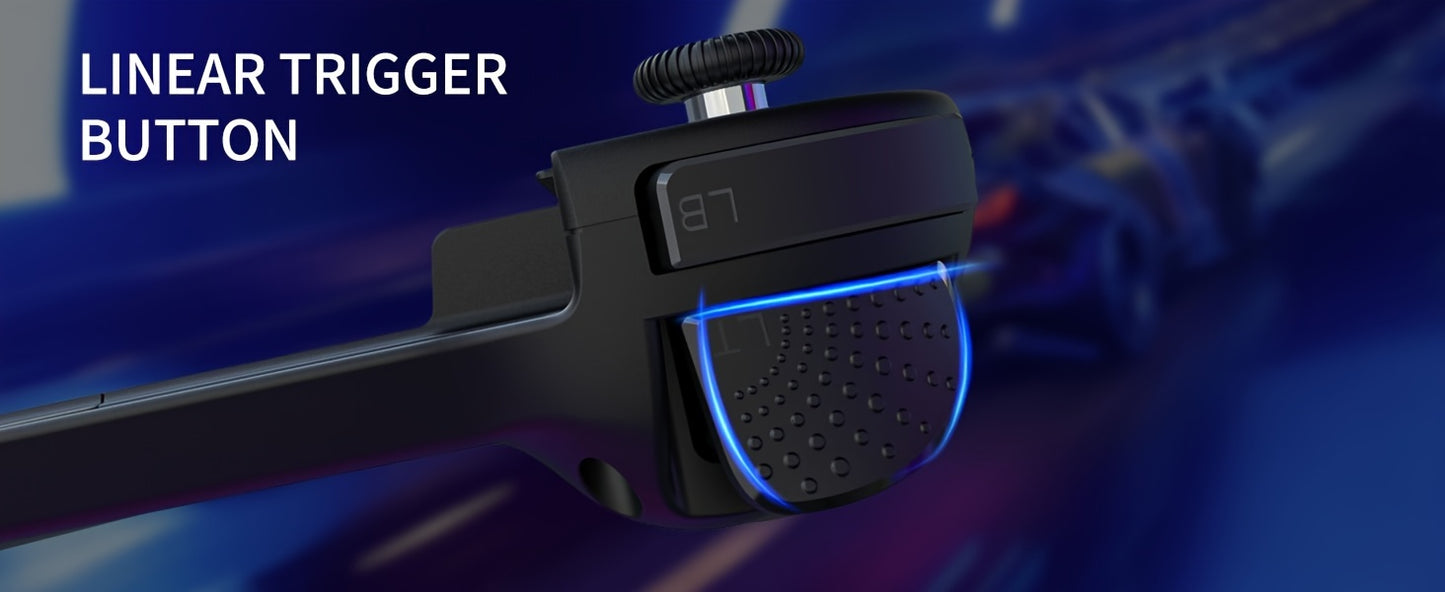 Rechargeable Lithium-Polymer Wireless Gamepad Controller - 36V Telescopic Joystick for iPhone, Android, Steam Mobile Phones and PC - Wireless Charging, Long-Lasting Battery Life