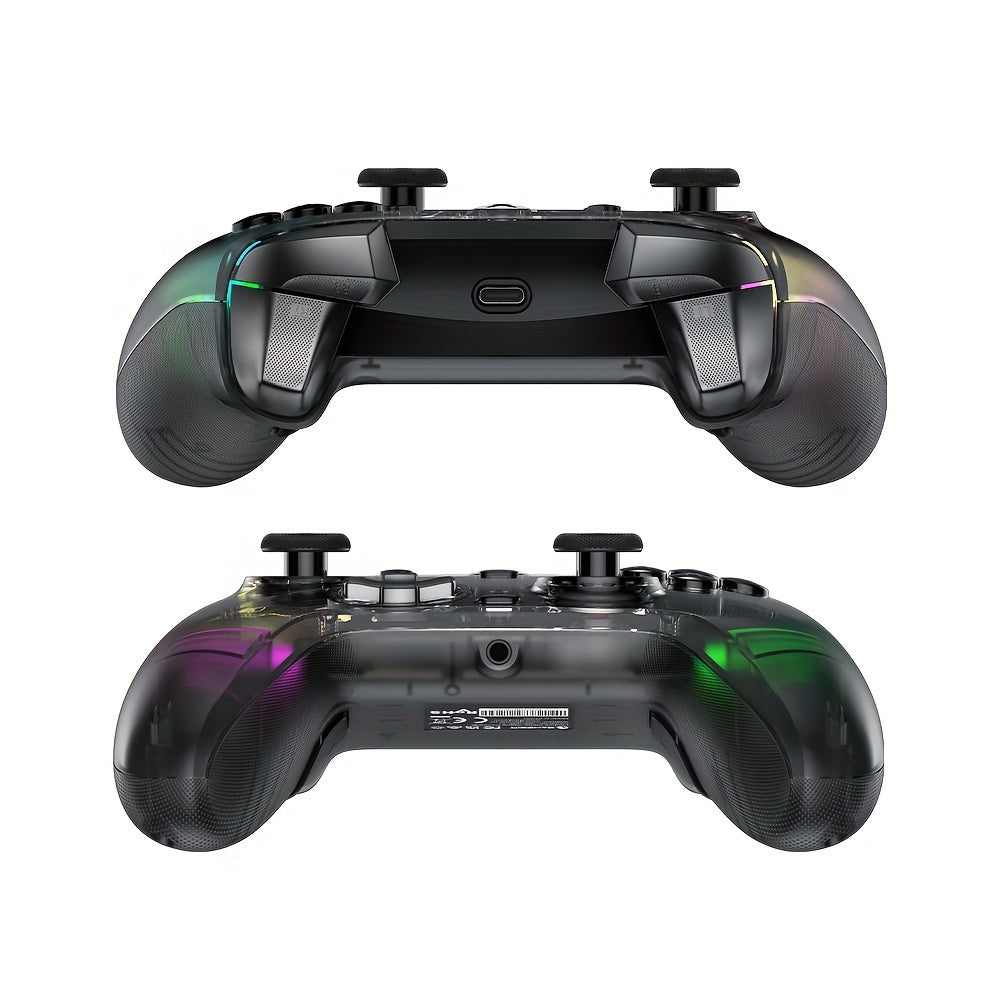 [GameSir Kaleid] GameSir Kaleid Transparent Wired Xbox Controller | Plug & Play Gaming Pad with Hall Effect Joysticks/Triggers, RGB Lighting, 3.5mm Audio Jack & 4 Motory Haptics for Series X|S/Xbox One/Windows 10/11