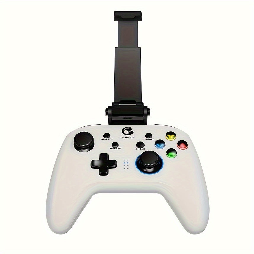 Wireless Game Controller T4 Pro for Windows 7 8 10pcs/iPhone/Android/Switch, Dual Shock USB Mobile Phone Gamepad Joystick for Arcade MFi Games, Semi-Transparent LED Backlight