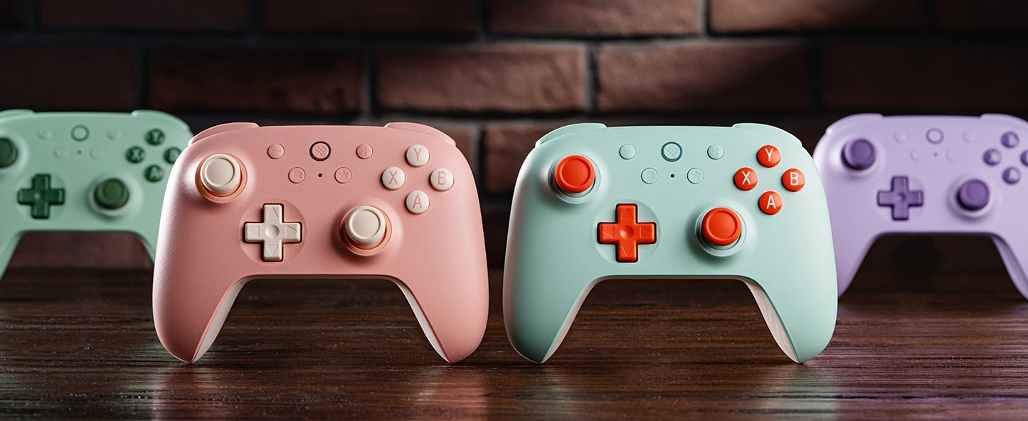 8Bitdo Ultimate 2C Wireless Controller For Windows PC And Android, With 1000Hz Polling Rate, Hall Effect Joysticks And Hall Triggers, And Remappable L4/R4 Bumpers (Mint)