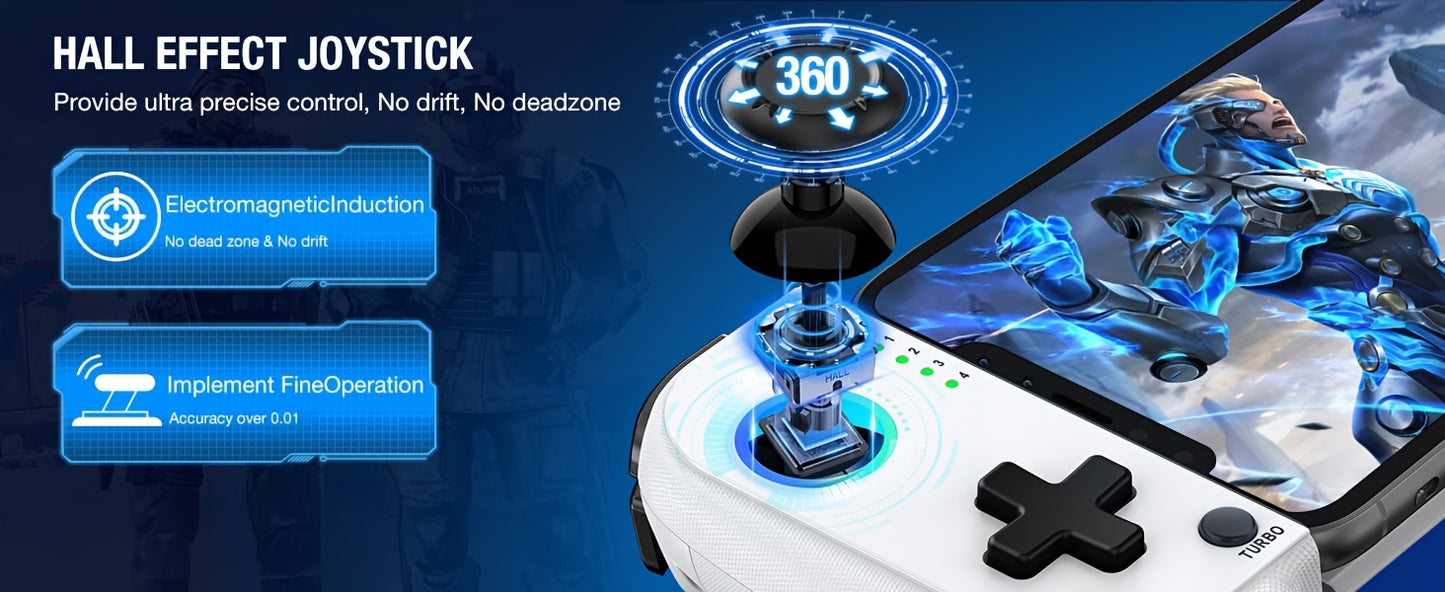 [Xbox Game Pass, Wireless Gamepad] Xbox Game Pass Ultimate Wireless Gamepad - Mobile Gaming Controller for Android/iPhone - White