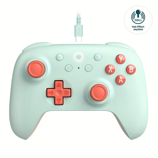 8Bitdo Ultimate 2C Wireless Controller For Windows PC And Android, With 1000Hz Polling Rate, Hall Effect Joysticks And Hall Triggers, And Remappable L4/R4 Bumpers (Mint)