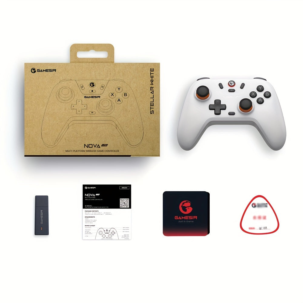 Nova Lite 2.4g Wireless Controller For Windows PC, IPhone, Android, Switch & Steam Deck, Controller Gamepad With Hall Effect Trigger, Turbo, Rumble Vibration