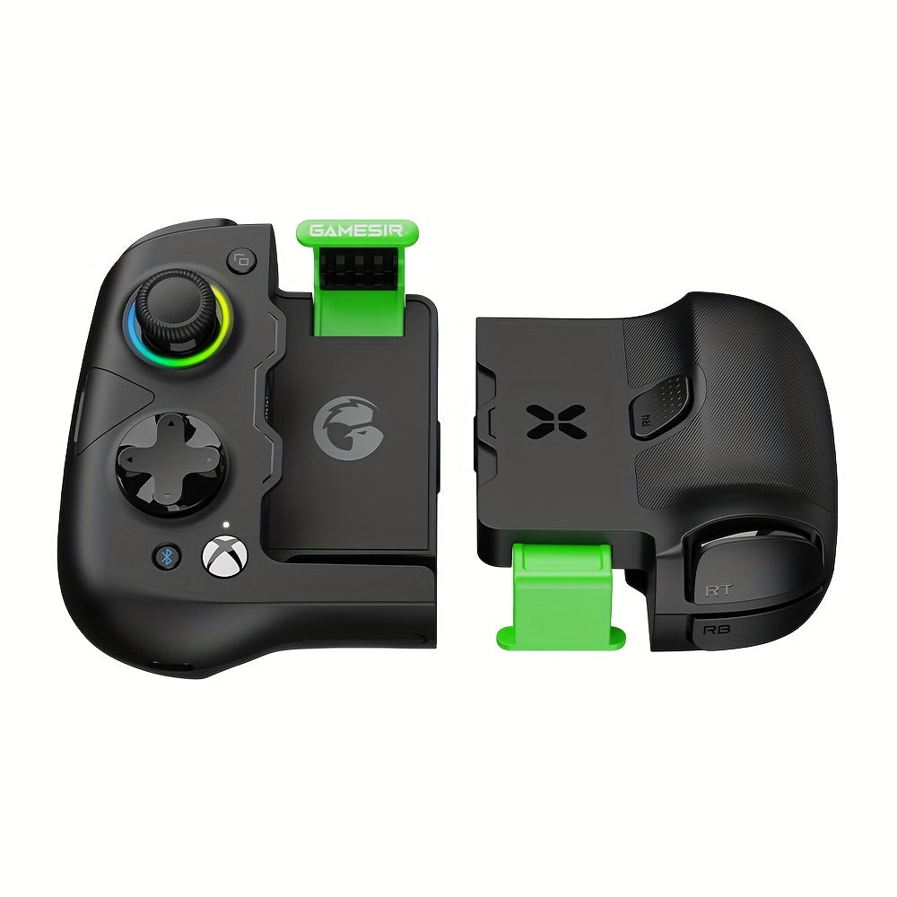 1pc GameSir X4 Aileron Telescopic Wireless Controller, Magnetic Two-Piece Design, Seamless 2.4GHz Connection, Portable Gamepad with Hall Effect Joysticks for Android, Includes One Month Free Game Pass Code