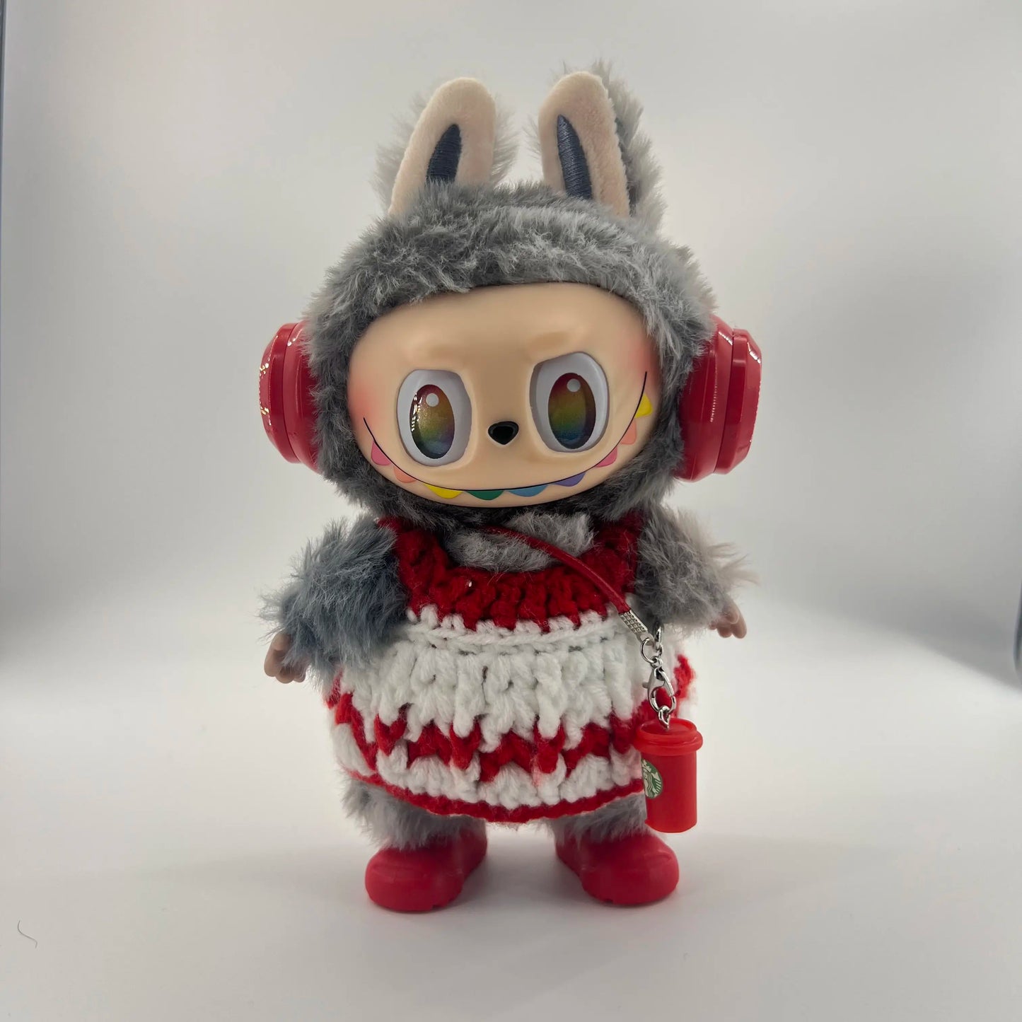 Labubu V3 Front High-Energy-Serie US Spot Good Shandsome Lovely Doll with Couture Wardrobe Labubu Doll