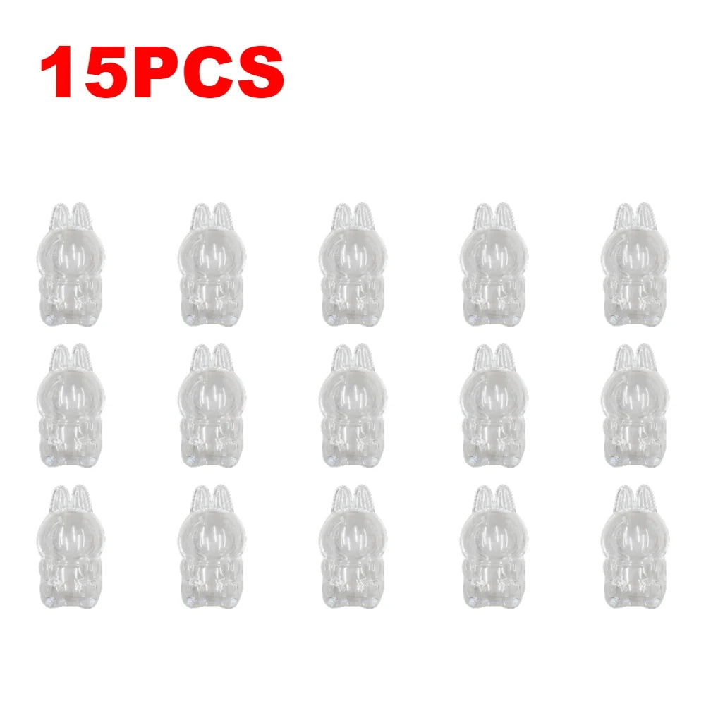 Labubu Protect Case Portable Transparent Protective Case Acrylic Organizer Box For Labubu V1 V2 Doll Bag with Keychain