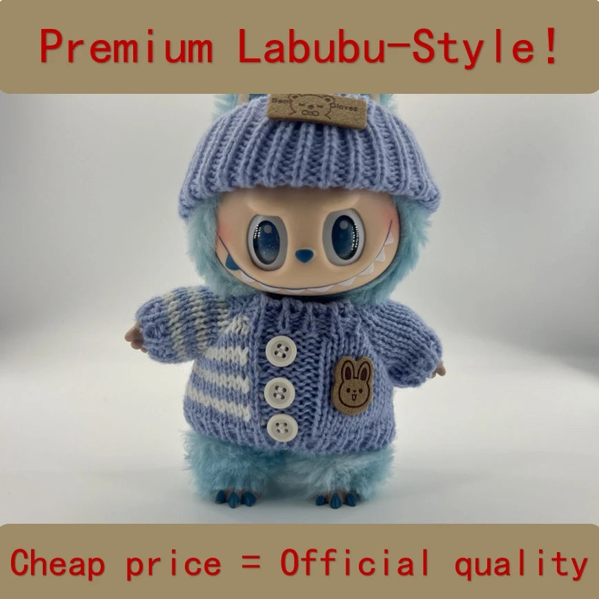 Labubu V3 Front High-Energy-Serie US Spot Goods Lovely Doll with Couture Wardrobe Labubu Doll
