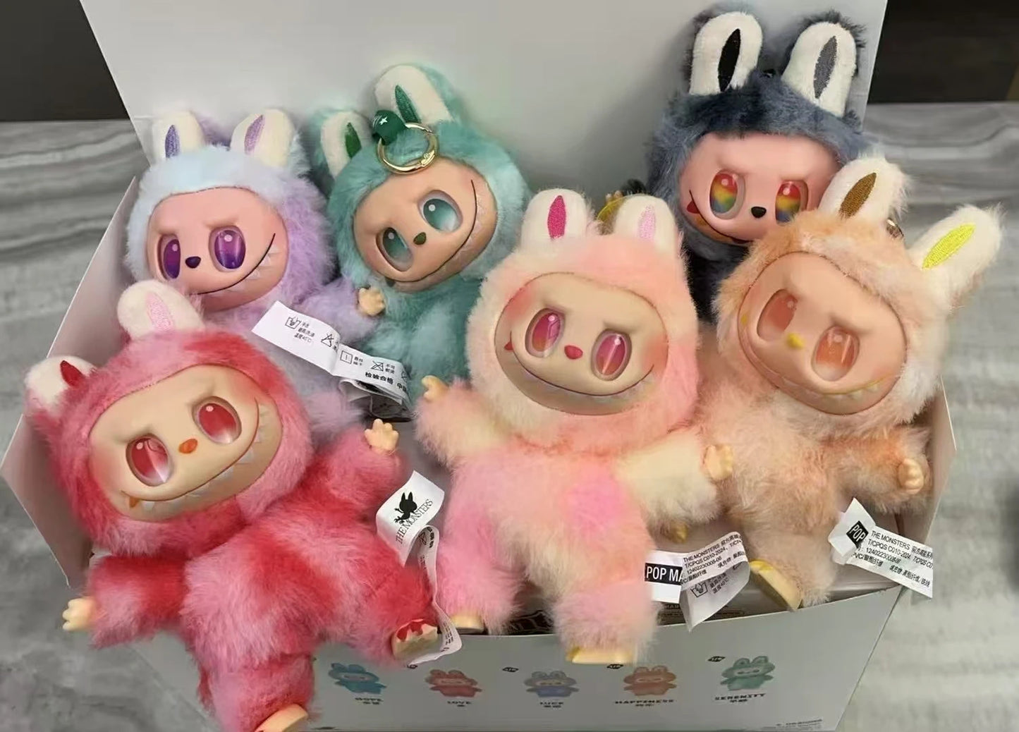 100% POP MART V3 Energy Labubu the MONSTERS Big Into Energy Vinyl Plush Mystery Blind Box for Collectible Anime Fans