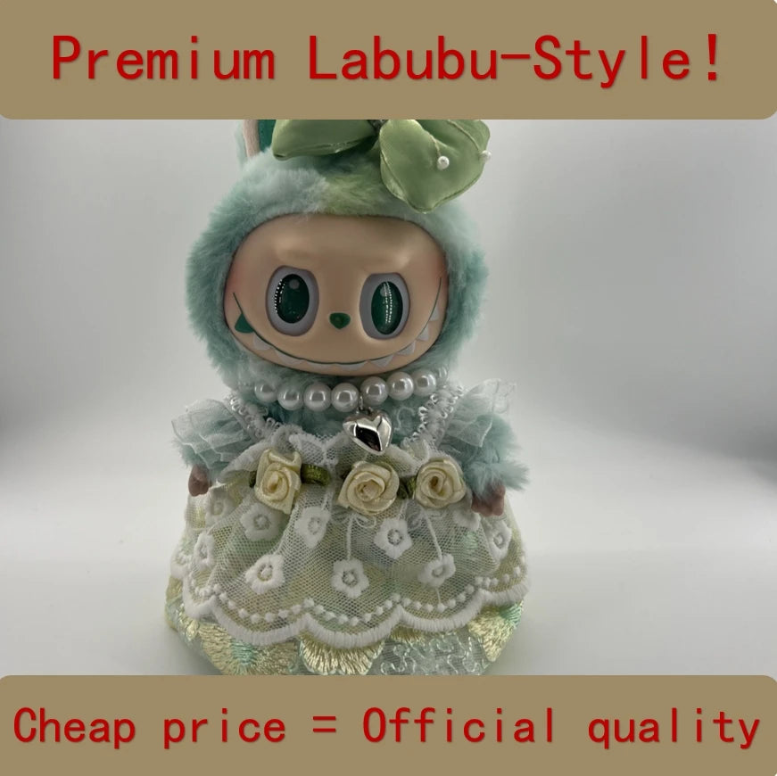 Labubu V3 Front High-Energy-Serie US Spot Goods Cool Doll with Couture Wardrobe Labubu Doll