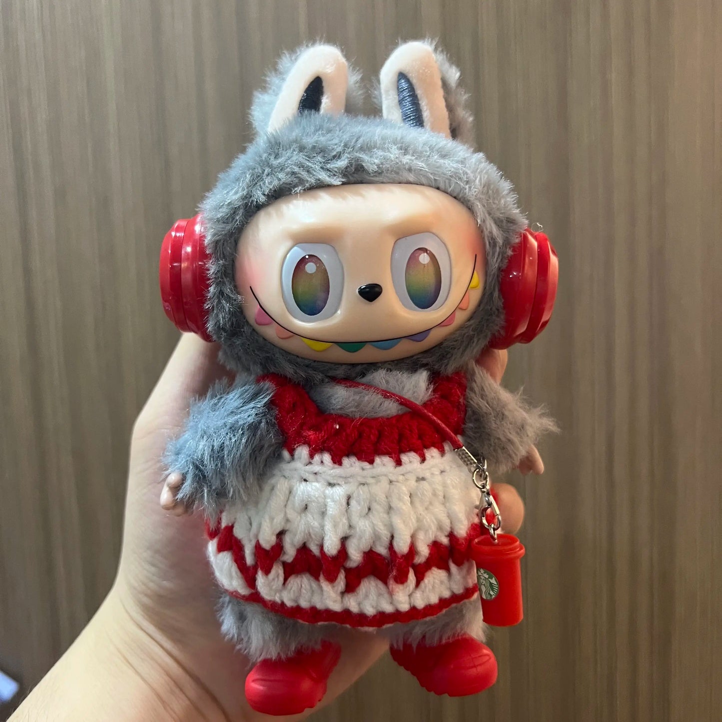 Labubu V3 Front High-Energy-Serie US Spot Good Shandsome Lovely Doll with Couture Wardrobe Labubu Doll