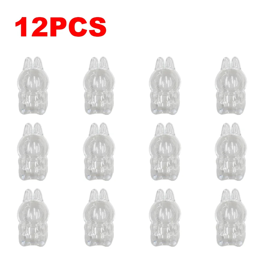 Labubu Protect Case Portable Transparent Protective Case Acrylic Organizer Box For Labubu V1 V2 Doll Bag with Keychain