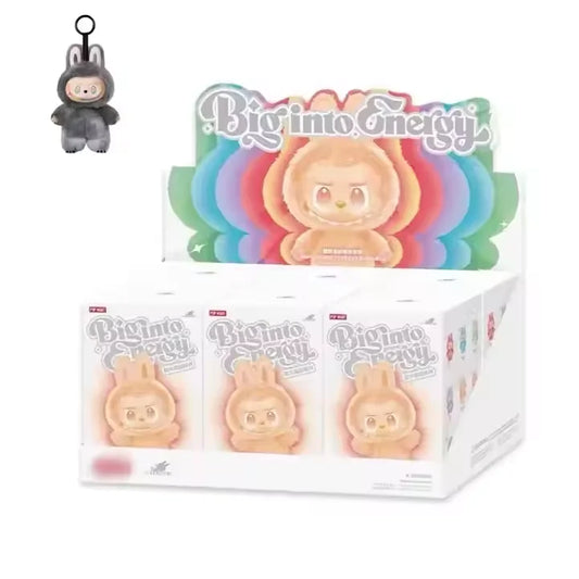100% POP MART V3 Energy Labubu the MONSTERS Big Into Energy Vinyl Plush Mystery Blind Box for Collectible Anime Fans