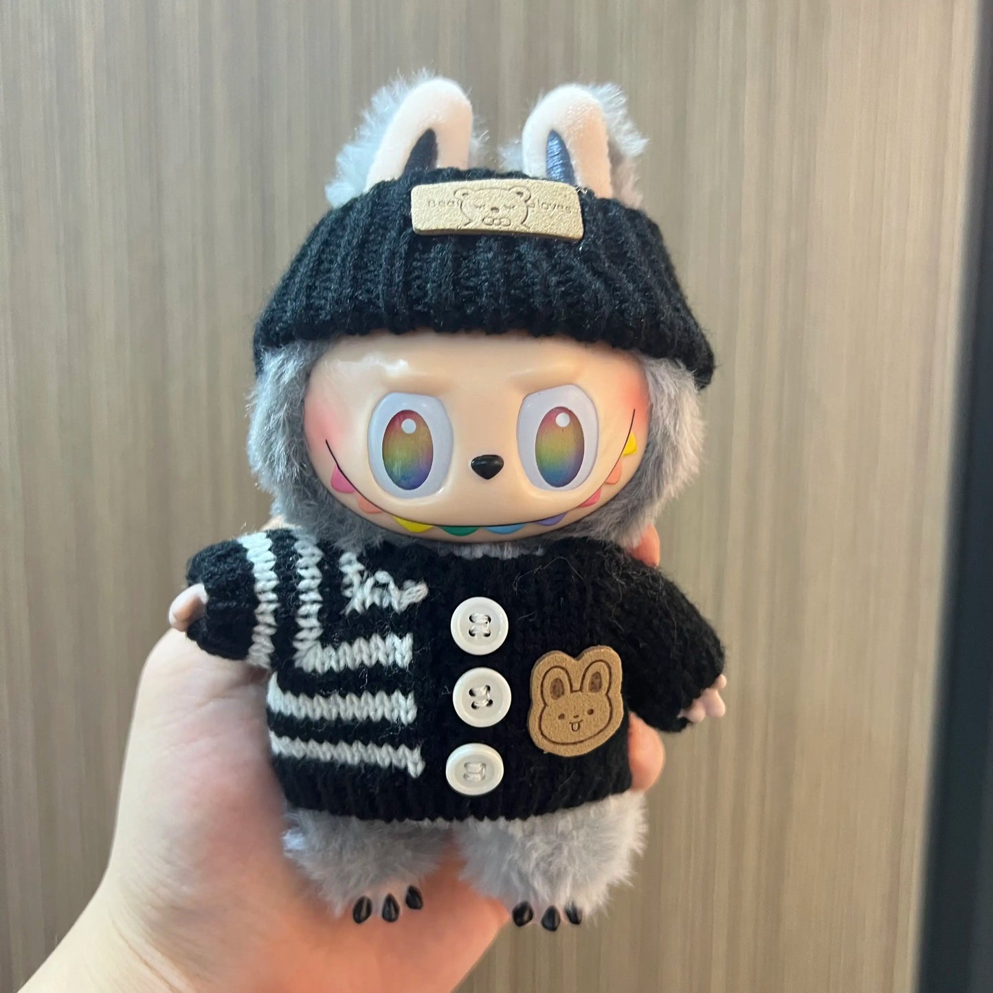 Labubu V3 Front High-Energy-Serie US Spot Goods Lovely Doll with Couture Wardrobe Labubu Doll