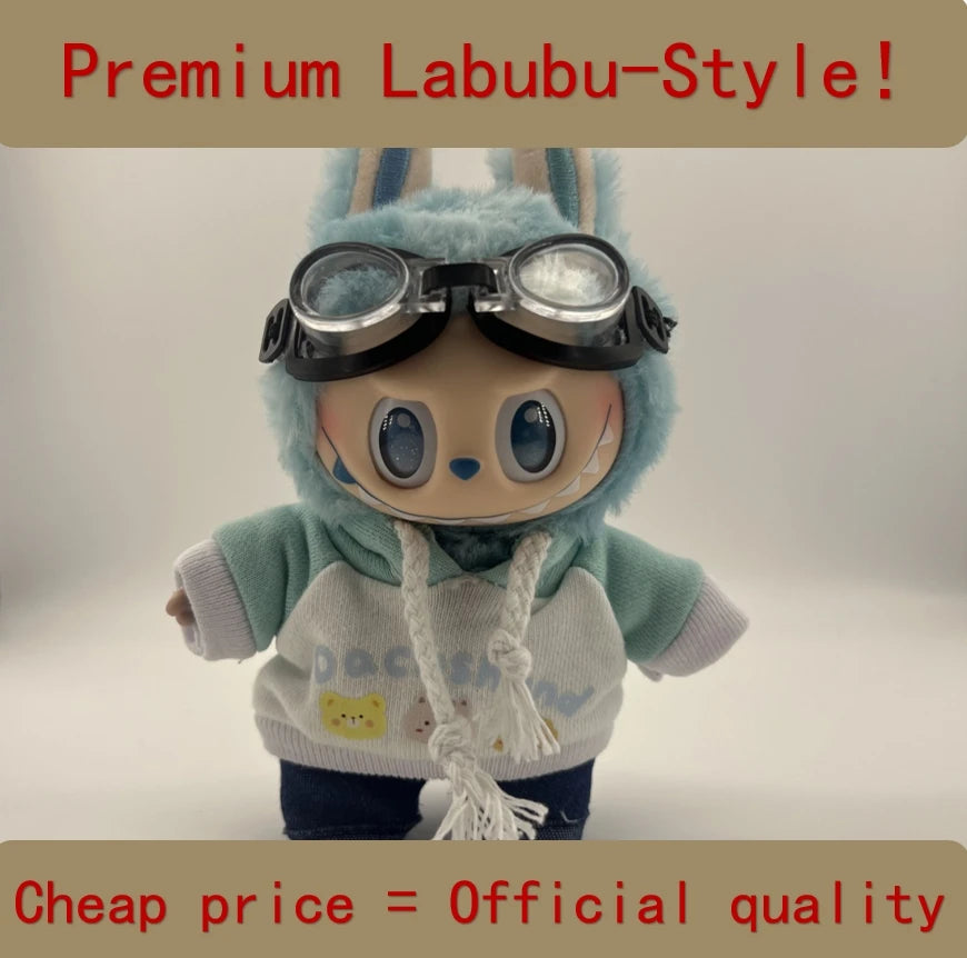 Labubu V3 Front High-Energy-Serie US Spot Goods Beauty Doll with Couture Wardrobe Labubu Doll
