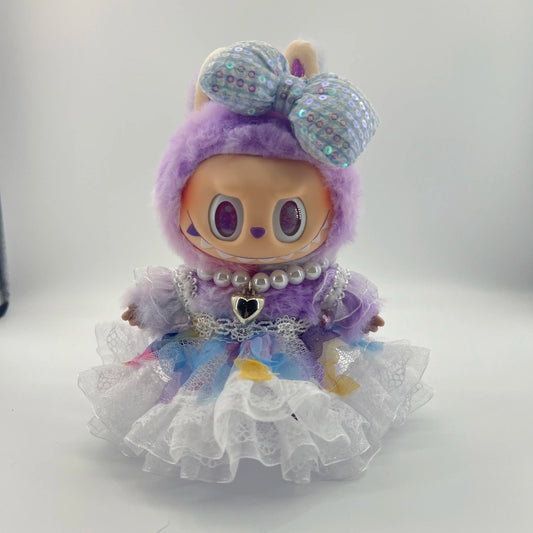 Labubu V3 Front High-Energy-Serie US Spot Goods Handsome Doll with Couture Wardrobe Labubu Doll