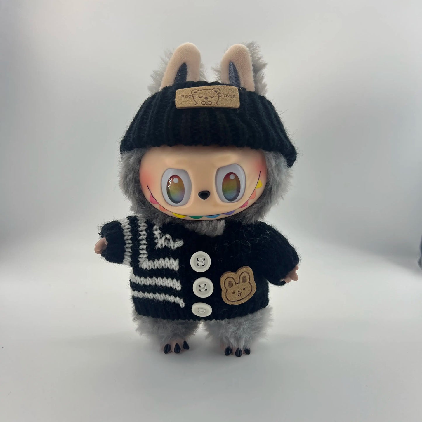 Labubu V3 Front High-Energy-Serie US Spot Goods Lovely Doll with Couture Wardrobe Labubu Doll