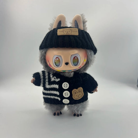 Labubu V3 Front High-Energy-Serie US Spot Goods Lovely Doll with Couture Wardrobe Labubu Doll