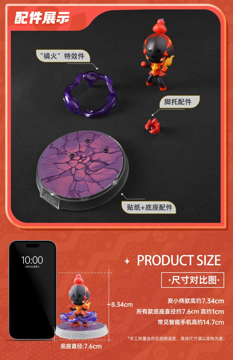 Original Blokees Pokemon Pikachu Eevee Charmander Charizard Greninja Meowscarada Ceruledge Cartoon Characters Building Block Toy