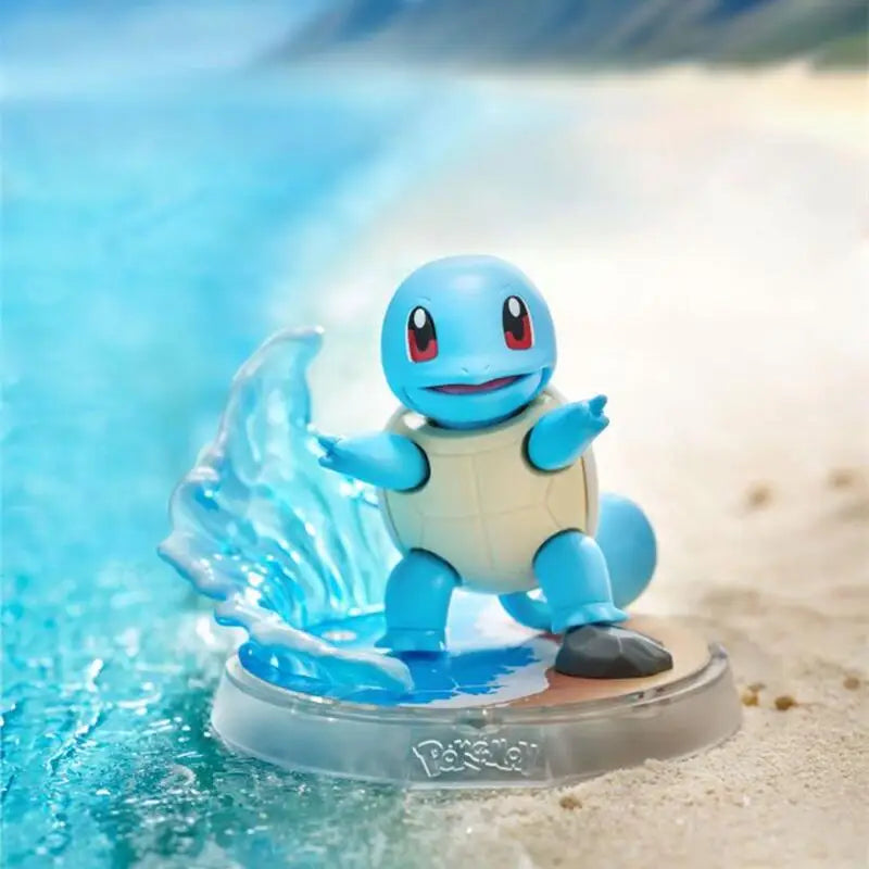 Original Blokees Pokemon Pikachu Eevee Charmander Charizard Greninja Meowscarada Ceruledge Cartoon Characters Building Block Toy