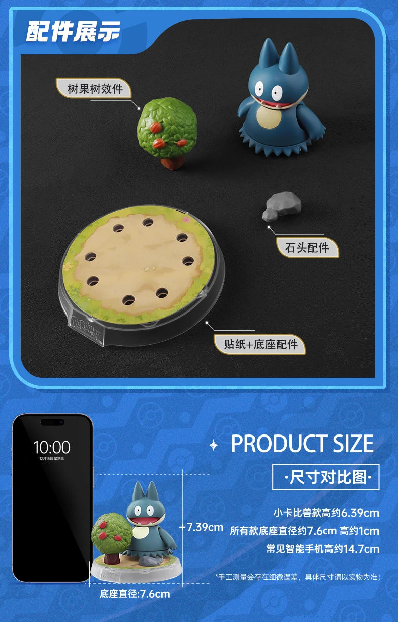 Original Blokees Pokemon Pikachu Eevee Charmander Charizard Greninja Meowscarada Ceruledge Cartoon Characters Building Block Toy