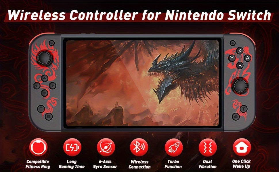 Game Controller For Nintendo Switch, Nintendo Switch Controller Joypads (L/R) Support Turbo Function Compatible With Switch/Lite/OLED