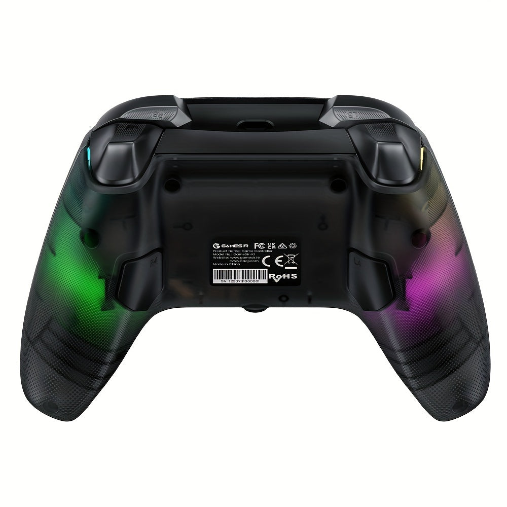 [GameSir Kaleid] GameSir Kaleid Transparent Wired Xbox Controller | Plug & Play Gaming Pad with Hall Effect Joysticks/Triggers, RGB Lighting, 3.5mm Audio Jack & 4 Motory Haptics for Series X|S/Xbox One/Windows 10/11