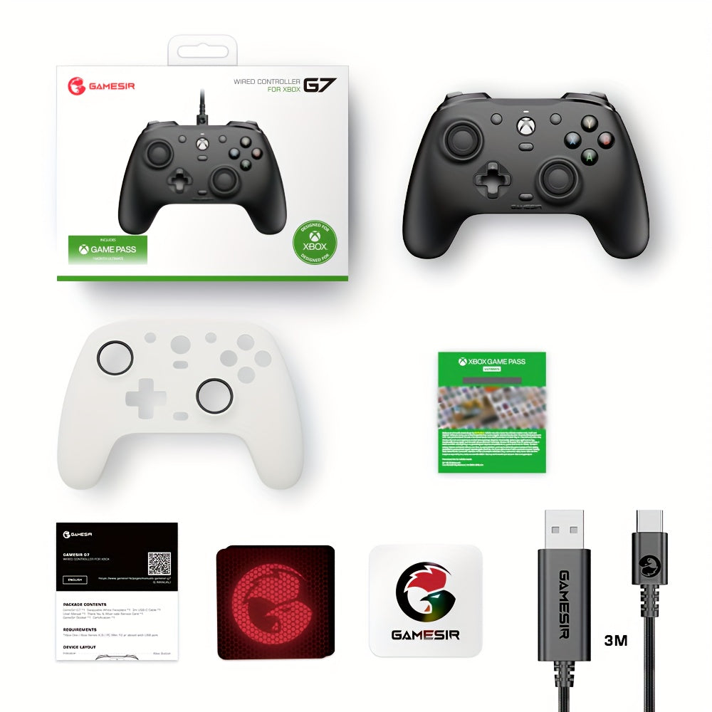 GameSir G7 Wired Controller For Xbox Series X/S, Xbox One And Windows 10/11 - PC Gaming Gamepad With 3.5mm Audio Jack (2 Swappable Faceplates)