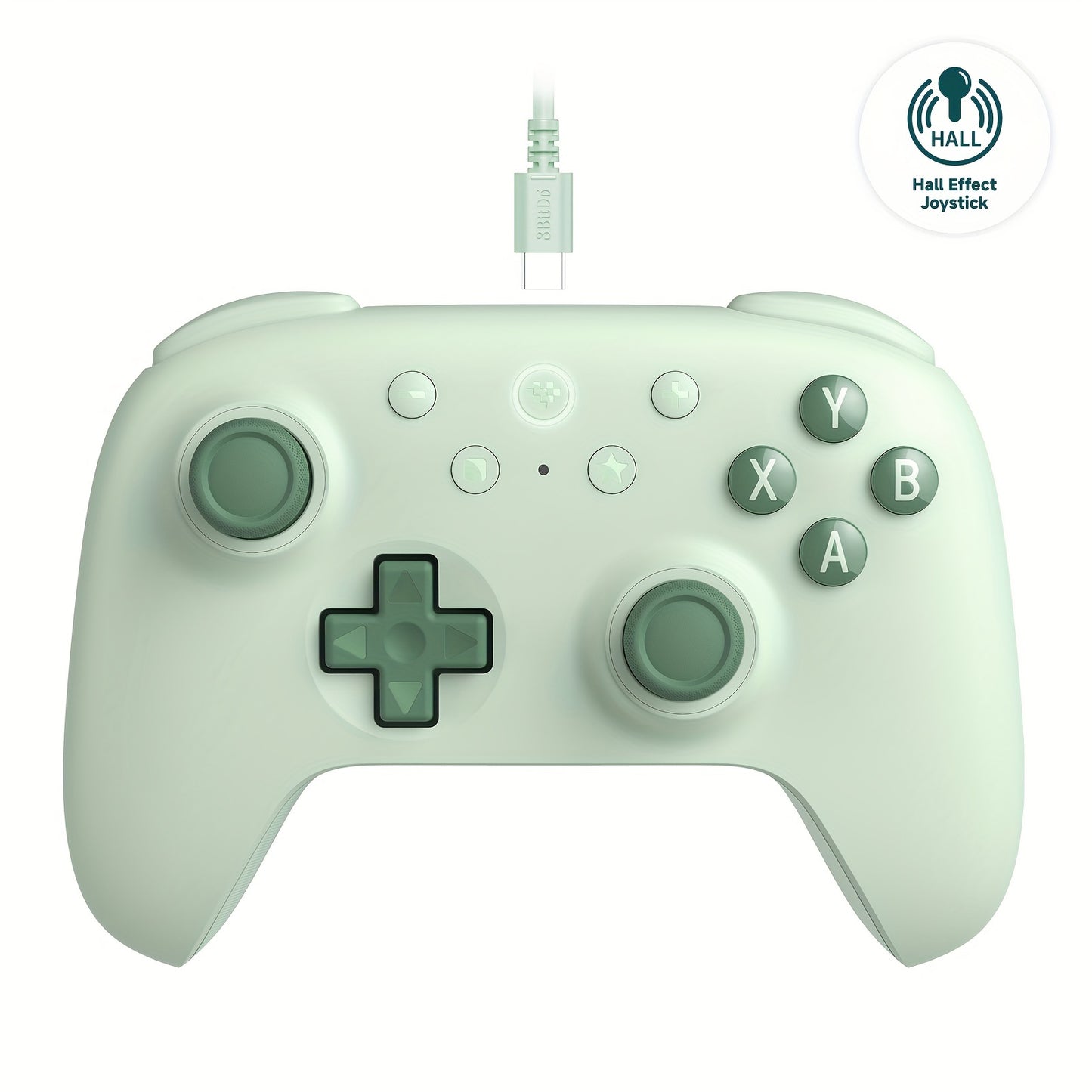 8Bitdo Ultimate 2C Wireless Controller For Windows PC And Android, With 1000Hz Polling Rate, Hall Effect Joysticks And Hall Triggers, And Remappable L4/R4 Bumpers (Green)